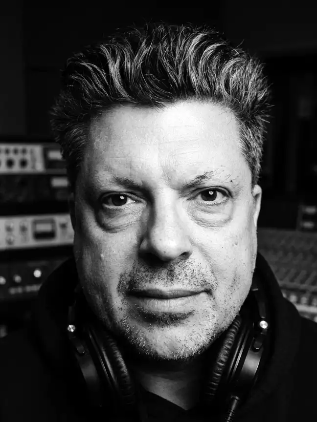 Chris Korte in the studio