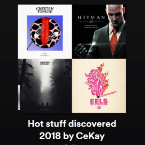 Hot stuff discovered 2018 (96 favorite songs)